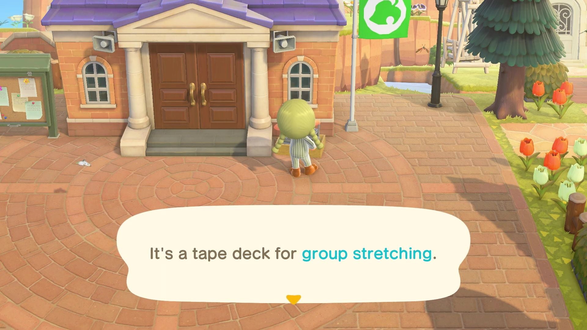 Animal Crossing group stretching Where to find group stretching in New